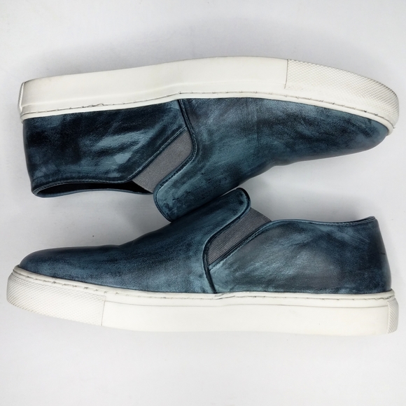 Diba True Pick A Daisy Leather Blue Slide 9us - Picture 4 of 7